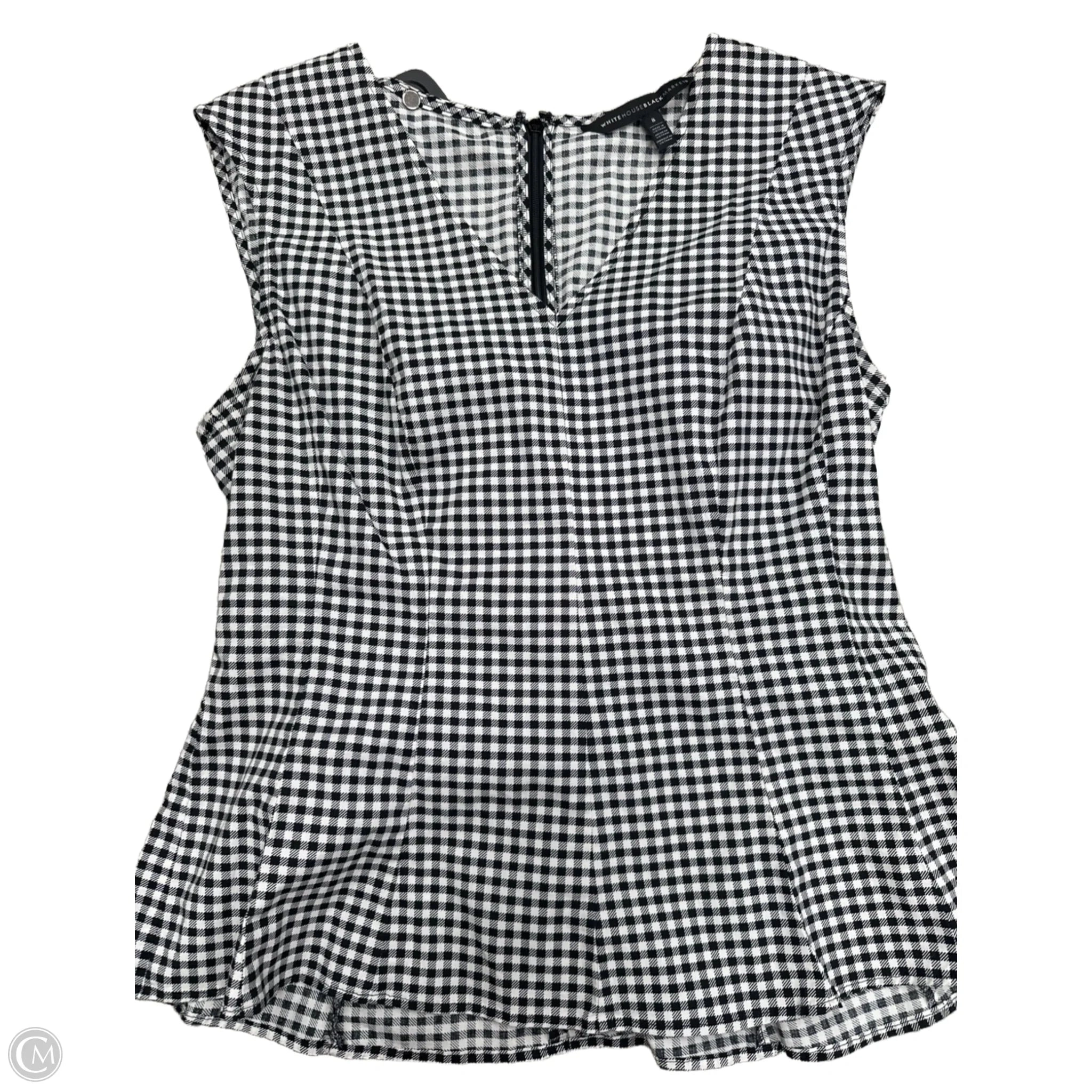 Top Sleeveless By White House Black Market In Black, Size: 8