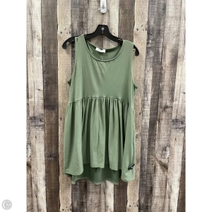 Top Sleeveless By Zenana Outfitters In Green, Size: L