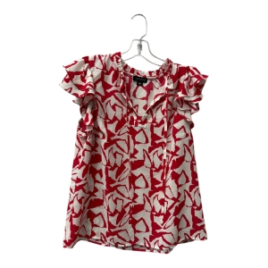 Top ss By 1.State In Red & White, Size:M
