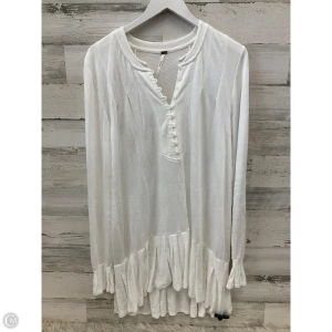 Tunic Long Sleeve By Free People In Cream, Size: M