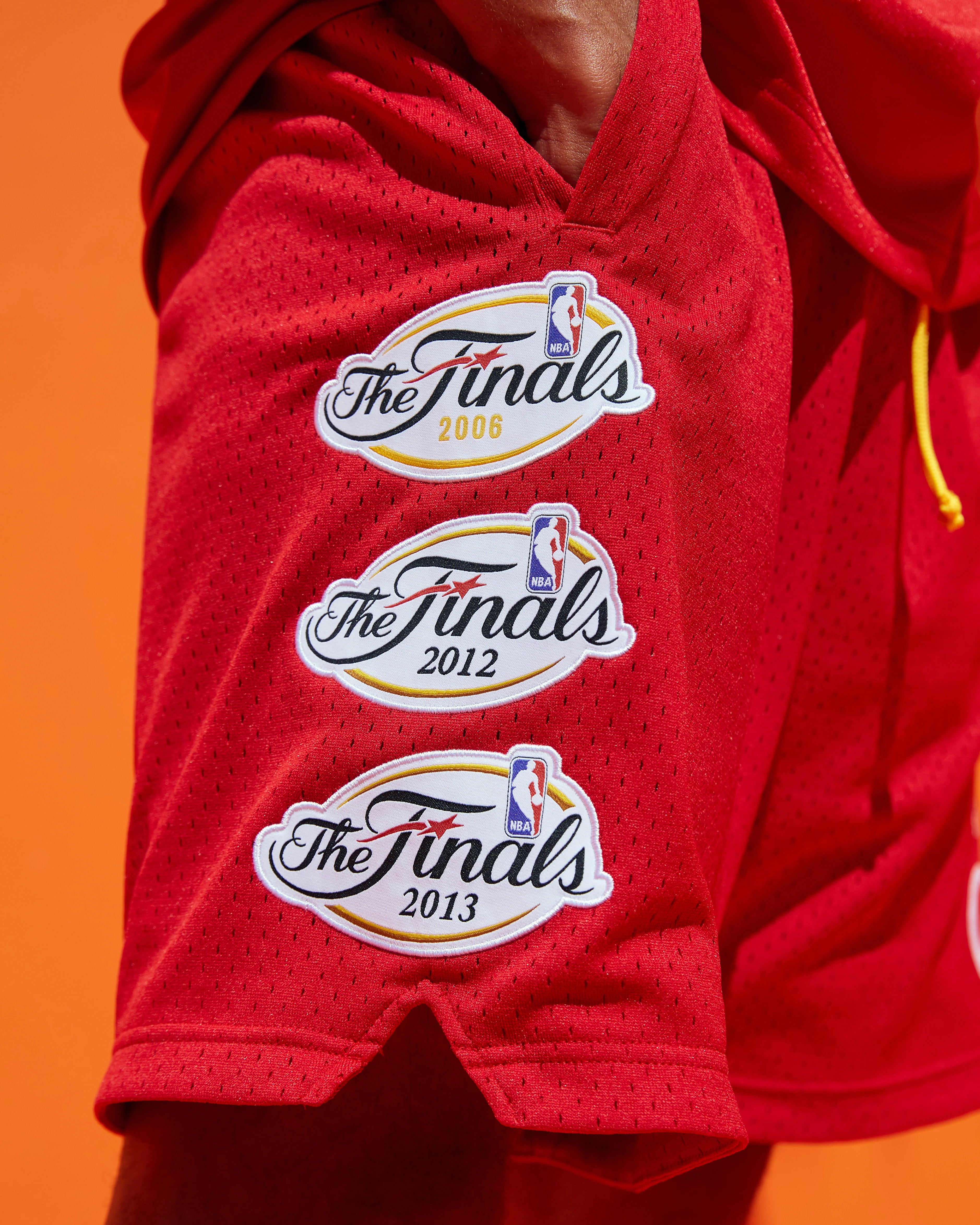 UNKNWN X Mitchell and Ness X Miami HEAT My Towns Red Fashion Shorts