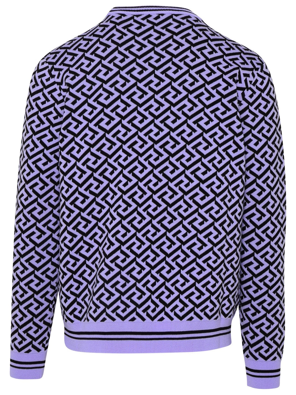 Versace Greca Intarsia Crewneck Jumper