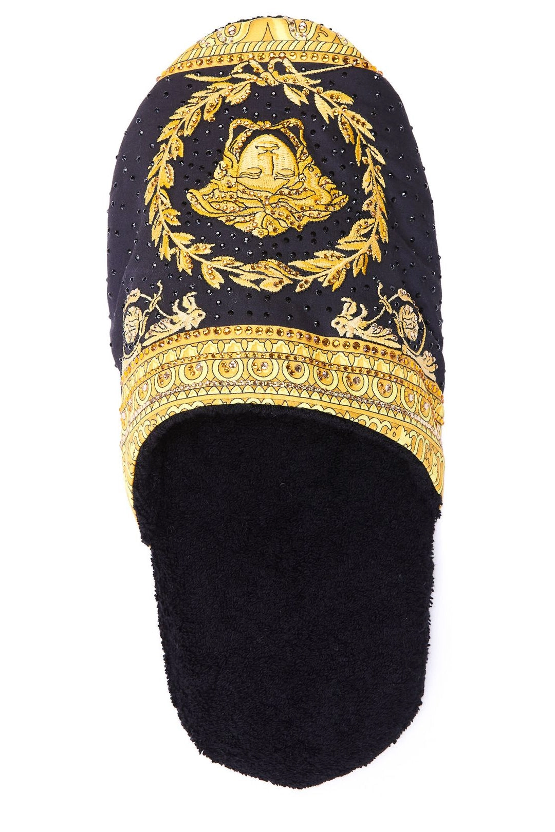 Versace Medusa Head Print Slippers