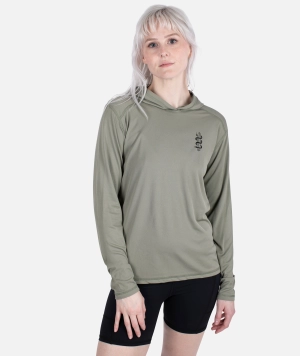 Wave Snake UV Long Sleeve - Olive