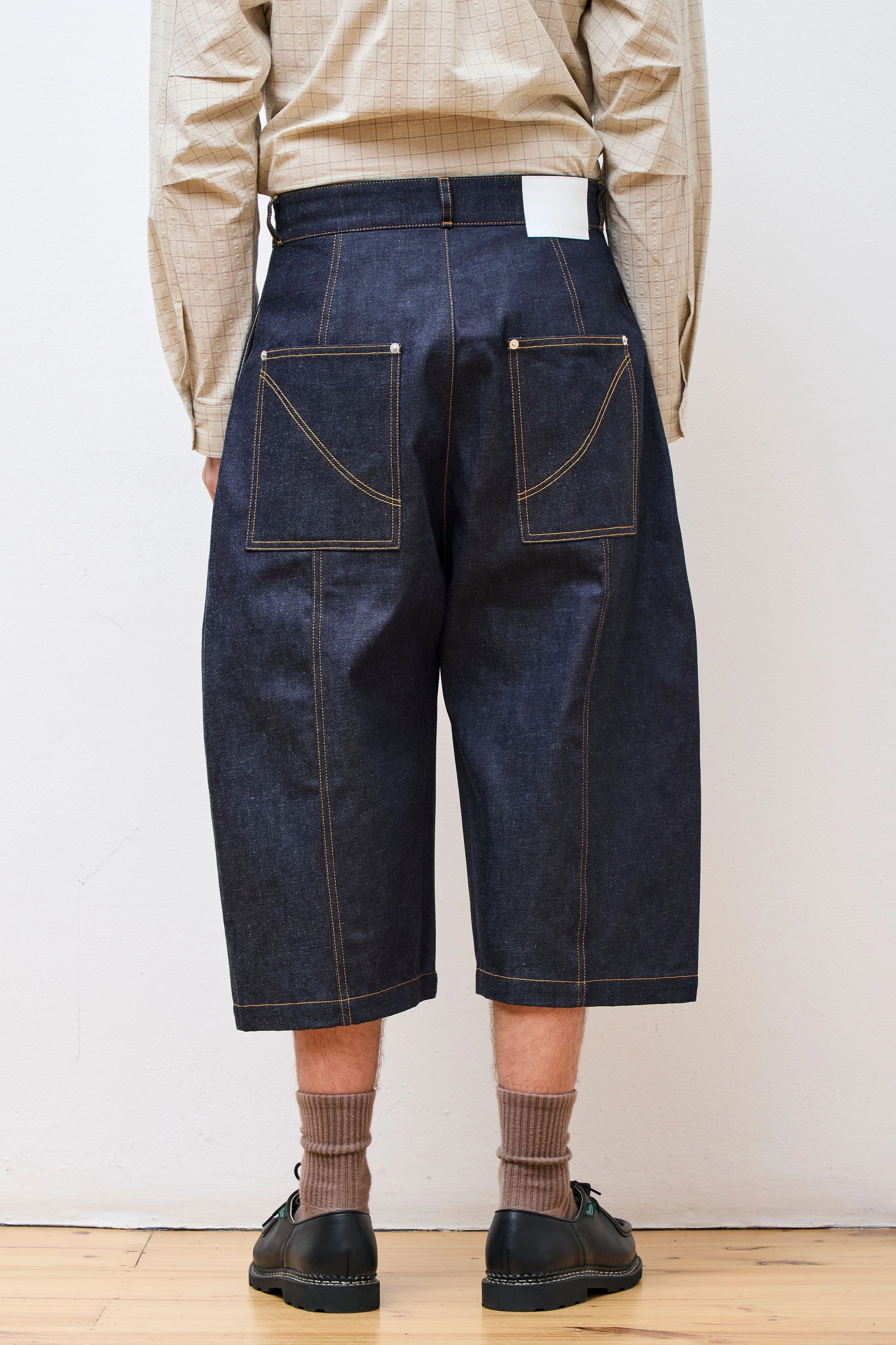 Welt Shorts Raw Denim