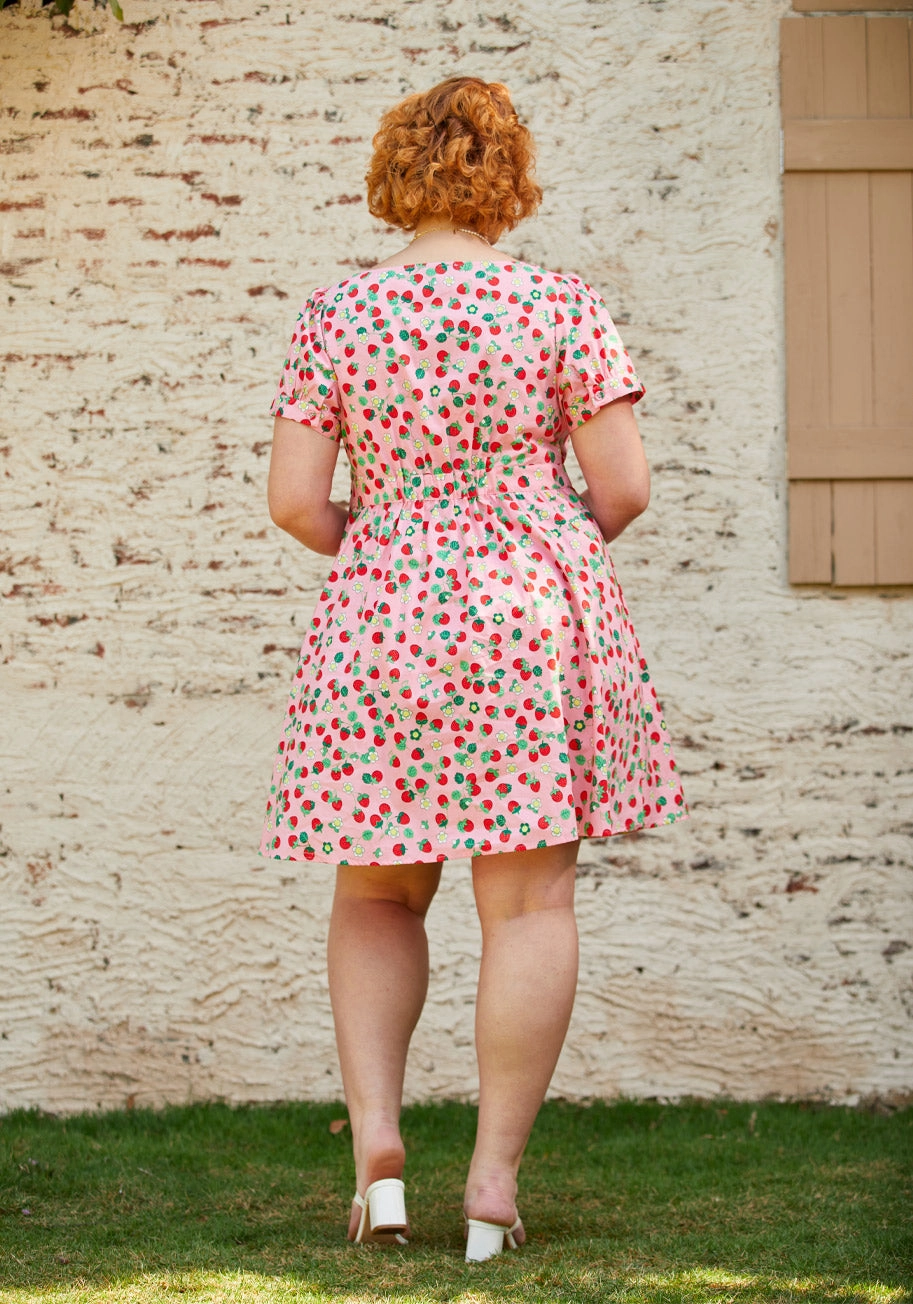 What's The Scoop? A-Line Dress