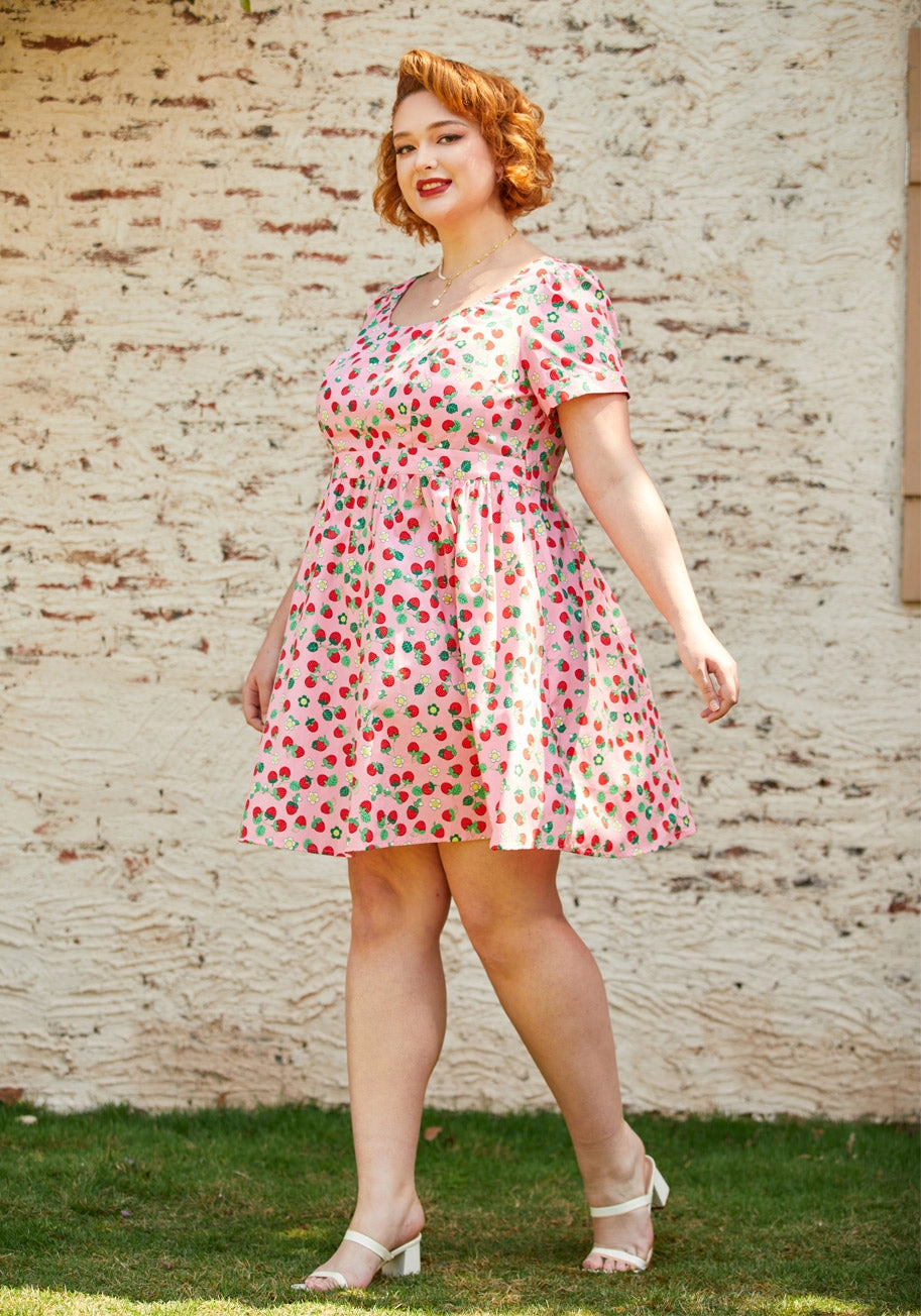 What's The Scoop? A-Line Dress