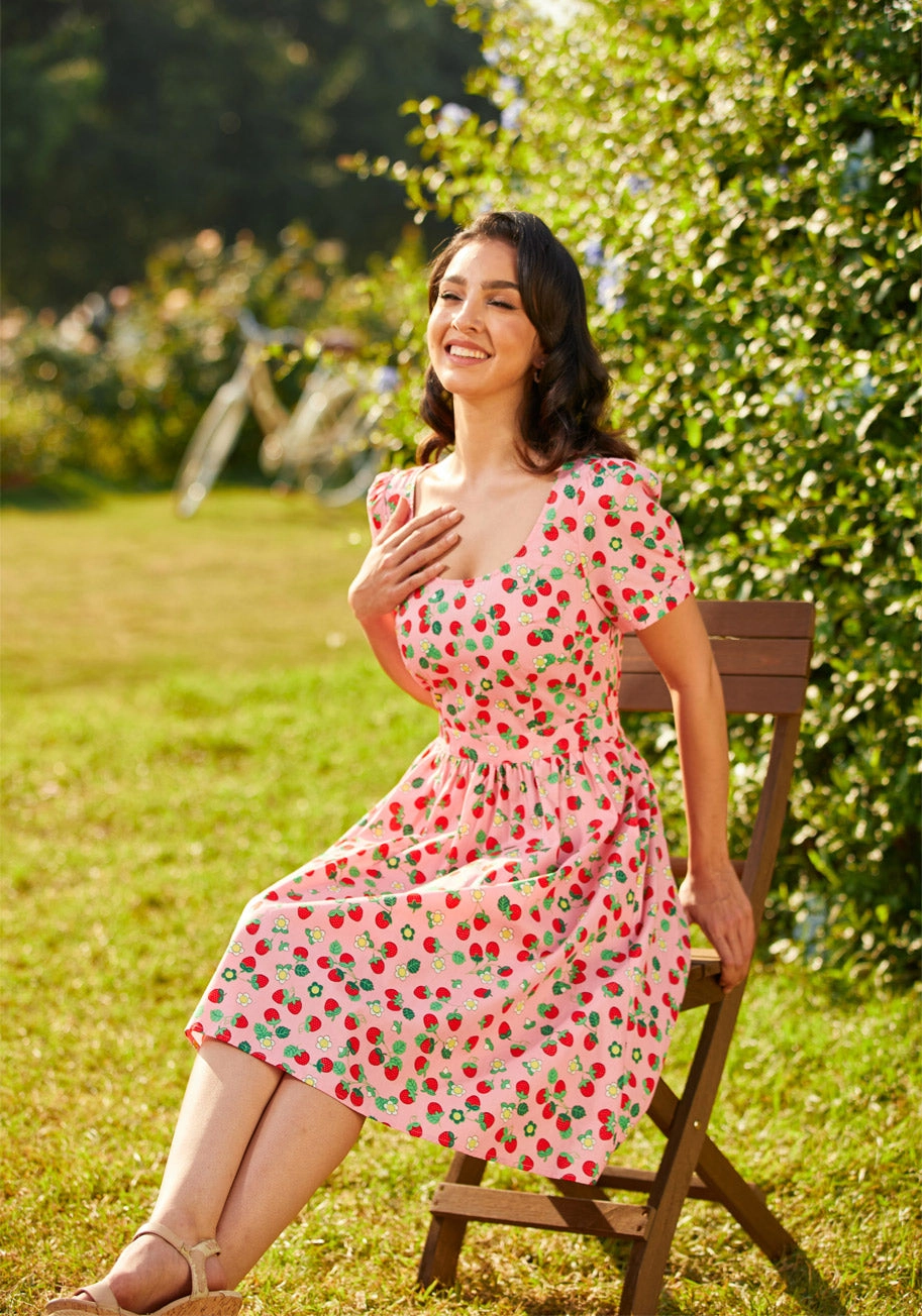 What's The Scoop? A-Line Dress