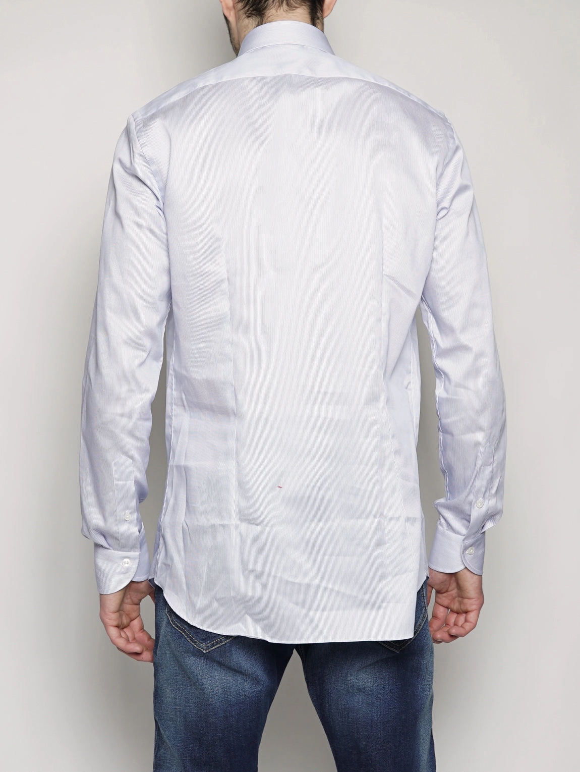 White / Blue Striped Shirt