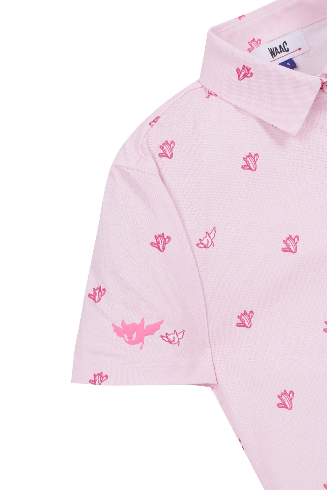 Women's Cacti Waacky Polo (EE) Light Pink