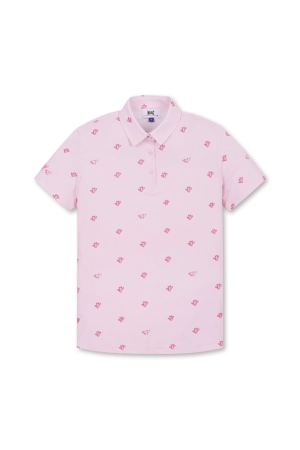 Women's Cacti Waacky Polo (EE) Light Pink
