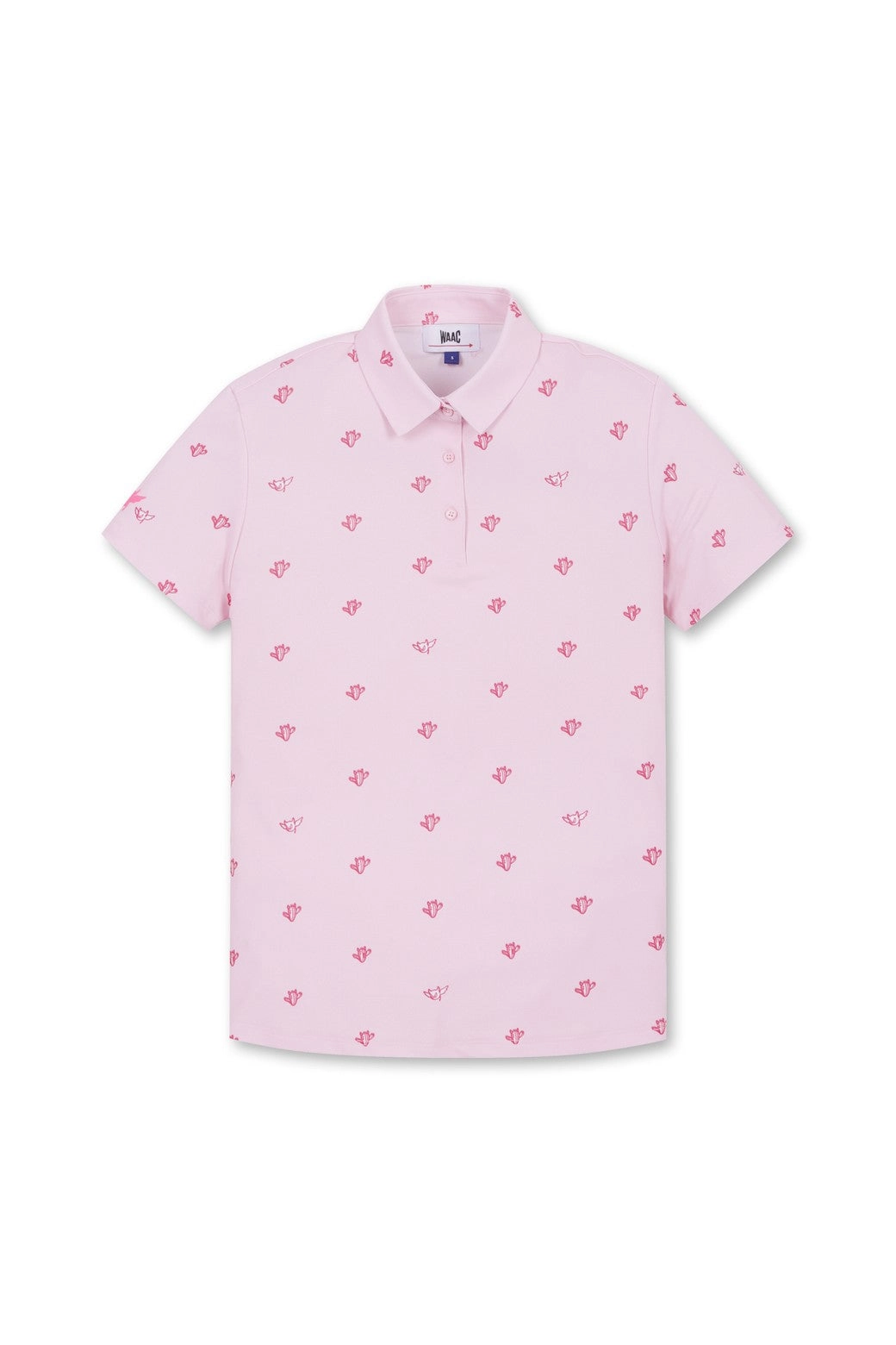 Women's Cacti Waacky Polo (EE) Light Pink