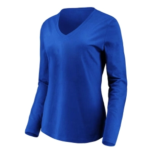 Women's Long Sleeve V-Neck T-Shirt (FANATICS0423-W-LSVNECK-RYL)