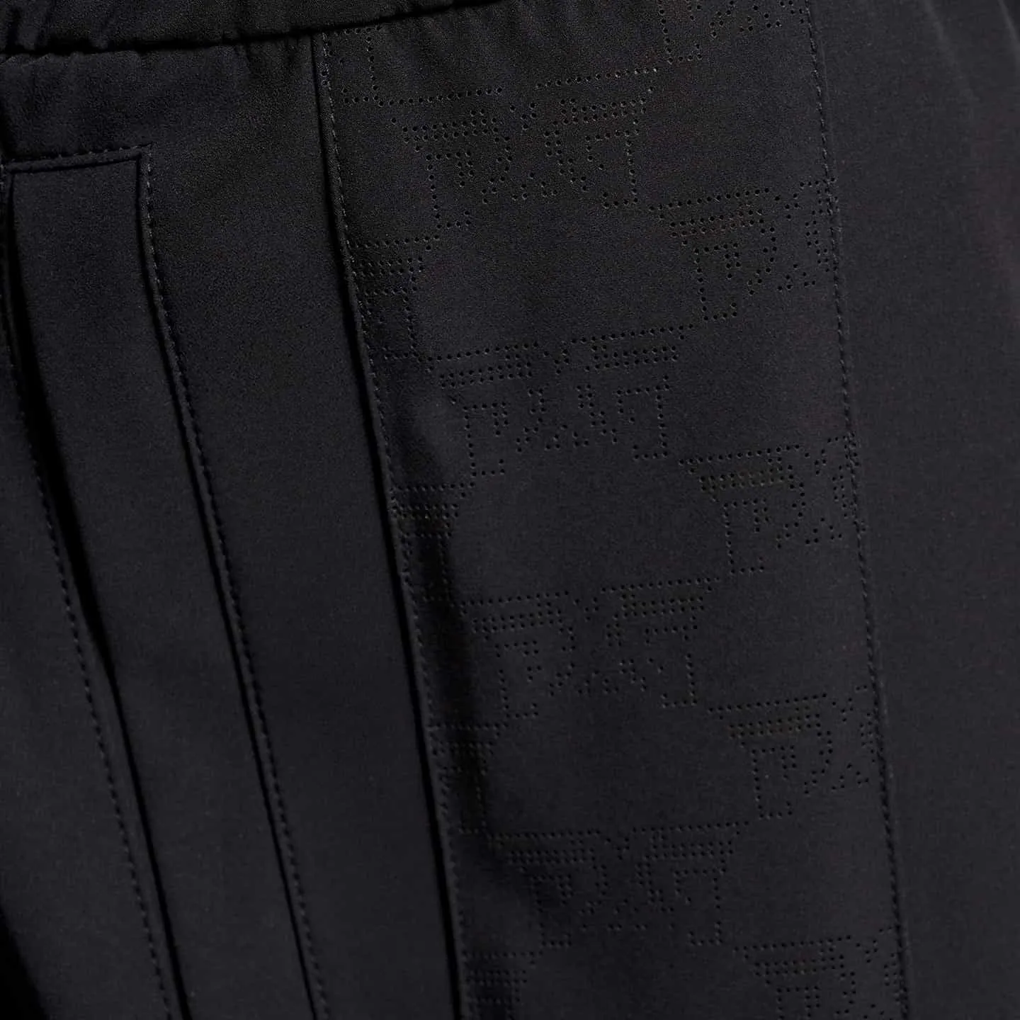 Women's Perforated Logo Wide Leg Trouser