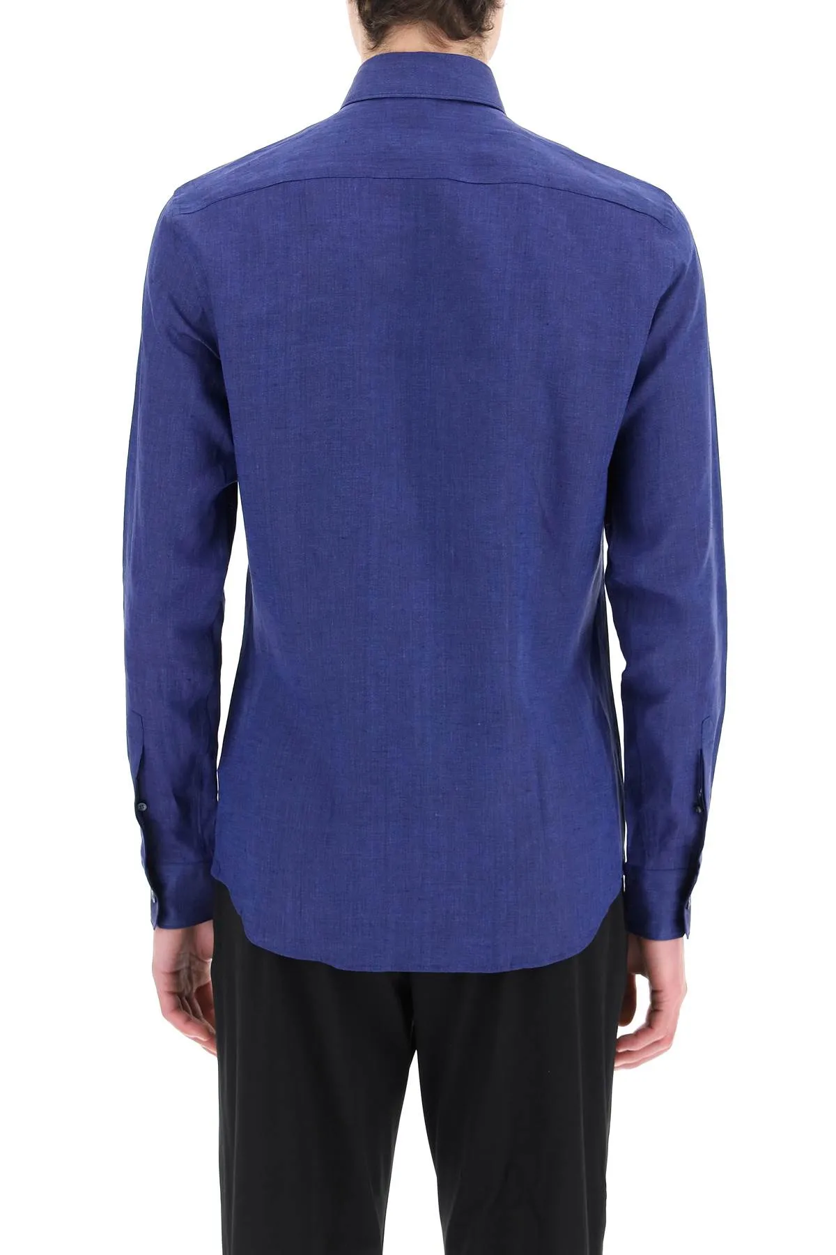 Z Zegna Buttoned Long-Sleeved Shirt