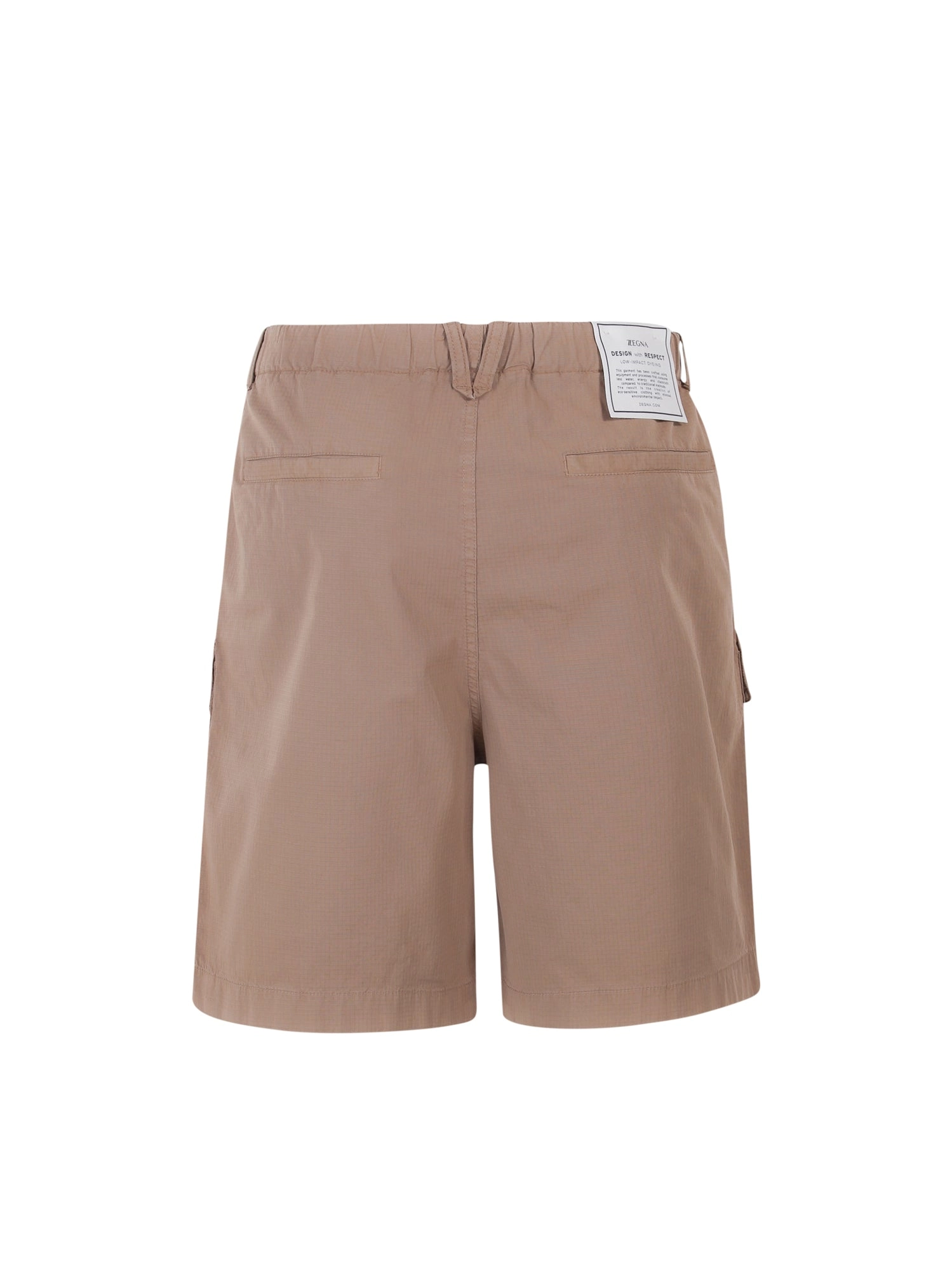 Z Zegna Logo Patch Bermuda Shorts